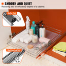 34x53 cm Pull Out Cabinet Organizer, Heavy Duty Slide Out Pantry Shelves, Chrome-Plated Steel Roll Out Drawers, Sliding Drawer Storage for Home, Inside Kitchen Cabinet, Bathroom, Under Sink-3