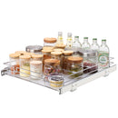 34x53 cm Pull Out Cabinet Organizer, Heavy Duty Slide Out Pantry Shelves, Chrome-Plated Steel Roll Out Drawers, Sliding Drawer Storage for Home, Inside Kitchen Cabinet, Bathroom, Under Sink-8