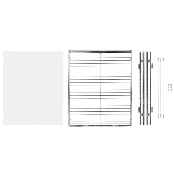 VEVOR 34x53 cm Pull Out Cabinet Organizer, Heavy Duty Slide Out Pantry Shelves, Chrome-Plated Steel Roll Out Drawers, Sliding Drawer Storage for Home, Inside Kitchen Cabinet, Bathroom, Under Sink