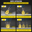 Diamond Drill Bits 4PCS Diamond Hole Saw 25/35/50/68mm Tile Hole Saw Kit Vacuum Brazed Diamond Drill Bit 0.59in/15mm Segment Tile Hole Saw w Storage Case for Tile Ceramic Porcelain Marble Stone-6