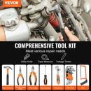 VEVOR Tool Kit 216 Piece General Household Hand Tool Set with Portable Tool Case-2
