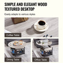 VEVOR Lift Top Coffee Table 35.3" Round Coffee Table for Living Room White-6