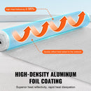 VEVOR Double Reflective Insulation Roll Foam Core Radiant Barrier 120 x 48 Inch / 3 x 1.2M-3