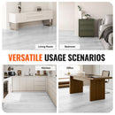 VEVORrlocking Vinyl Floor Tiles 48 x 7.3 inch, 10 Tiles 5.5mm Thick Snap Together, Light Gray Wood Grain DIY Flooring for Kitchen, Dining Room, Bedrooms & Bathrooms, Easy for Home Decor-6