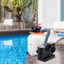 VEVOR Sand Filter Above Ground with 285W Pool Pump 10,000 L/H Flow 6-Way Valve-7