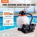 VEVOR Sand Filter Above Ground with 450W Pool Pump 13,000 L/H Flow 6-Way Valve-2