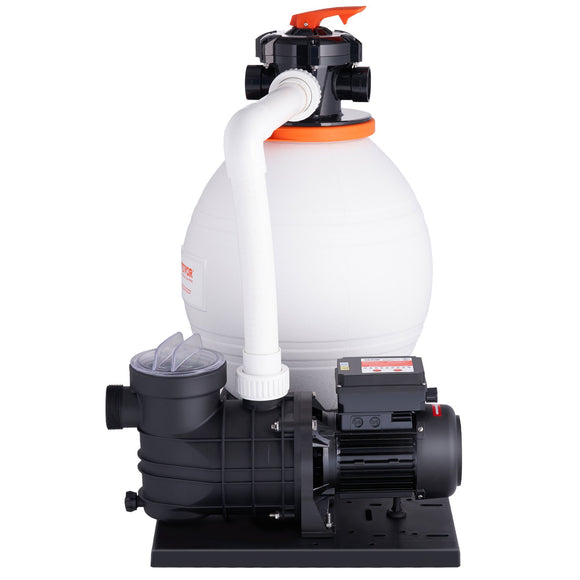 VEVOR Sand Filter Above Ground with 850W Pool Pump 18,000 L/H Flow 6-Way Valve