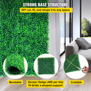 VEVOR Artificial Boxwood Panels, 20 PCS 20\"x20\" Boxwood Hedge Wall Panels, PE Artificial Grass Backdrop Wall 1.6\", Privacy Hedge Screen for Decoration of Outdoor, Indoor, Garden, Fence, and Backyar-5