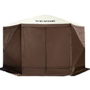 VEVOR Pop-up Camping Gazebo Camping Canopy Shelter 6 Sided 10' x 10' Sun Shade-9