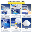 VEVOR Commercial Ice Shaver Ice Shaving Machine Crusher Snow Cone Maker 200KG/H-5