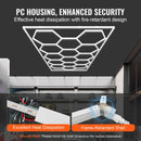 Hexagon Garage Lights 66300LM 15 Grids Honeycomb LED Shop Ceiling Light-4