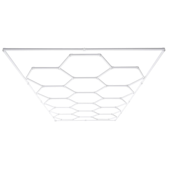 VEVOR Hexagon Garage Lights 66300LM 15 Grids Honeycomb LED Shop Ceiling Light