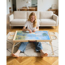 1500 Piece Puzzle Board with Folding Leg Portable Wooden Jigsaw 86x63cm-2