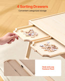 VEVOR 1500 Piece Puzzle Board with Folding Leg Portable Wooden Jigsaw 86x63cm-6