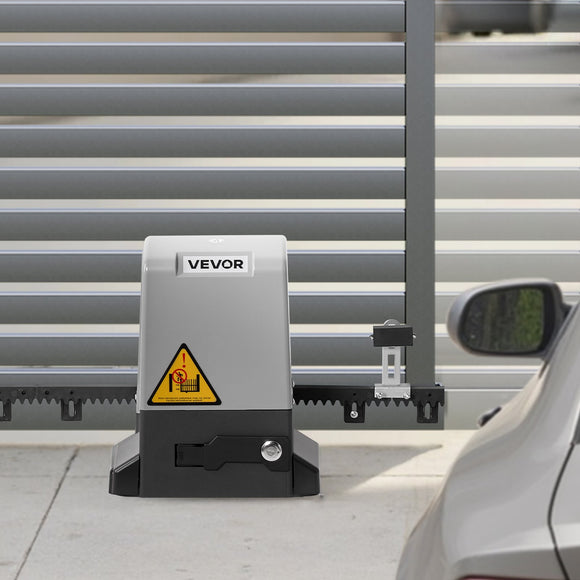VEVOR 400W Electric Sliding Gate Opener 1000kg Chain Drive Infrared Sensor