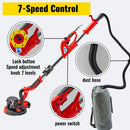 Drywall Sander 750W Electric, Electric Sander Variable Speed 800-1750RPM, Drywall Sander Foldable Sheetrock Sander, with Telescope Handle ,Vacuum Bag Drywall Sanders 6 Sand Pads-2