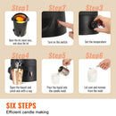 Wax Melter for Candle Making 6.5Liter Electric Pot Commercial or Home Use-6