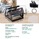 Tumbler Heat Press Machine 11-30oz Mug Press Sublimation Tumblers Black-7