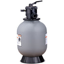 Sand Filter, 16-inch, 406.4mm, Up to 35 GPM Flow Rate, Above Inground Swimming Pool Sand Filter System with 7-Way Multi-Port Valve, Filter, Backwash, Rinse, Recirculate, Waste, Winter, Closed Functions-10