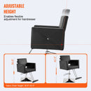 VEVOR Salon Chair, Barber Chair for Hair Stylist, Styling Chair with Heavy Duty Hydraulic Pump, Swivel Hair Salon Chair with Footrest for Beauty Spa Shampoo, Max Load Weight 330 lbs, Black-3