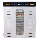 VEVOR 10 Trays Food Dehydrator Machine Stainless Steel 1000W Jerky Fruit Drying-1