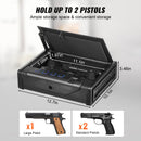VEVOR Gun Safe for Pistols Biometric Gun Safe with 3 Access Ways for 2 Pistols-3