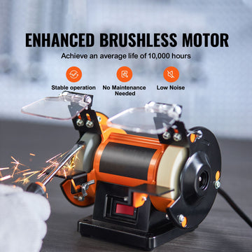 Jewelry Polisher, Bench Grinder Polishing & Buffing Machine, 3590RPM Bench Lathe Polisher with 1 Wool Wheel & 1 Abrasive Fiber Wheel & 1 Grinding Wheel & 100pcs Tools - 0