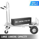 VEVOR Aluminum Hand Truck 3 in 1 Folding Hand Truck Convertible Hand Truck and Dolly-3