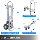 VEVOR Aluminum Hand Truck 3 in 1 Folding Hand Truck Convertible Hand Truck and Dolly-4