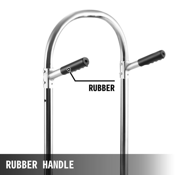 VEVOR Aluminum Hand Truck 3 in 1 Folding Hand Truck Convertible Hand Truck and Dolly