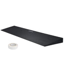 3 cm Rise Cuttable Threshold Ramp for Sweeping Robot, 90 cm Wide Natural Rubber Wheelchair Ramp, Non-Slip Solid Rubber Ramp with Double-Sided Tape for Doorways, Driveways, Bathroom, Smooth Tile-1