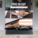 VEVOR 3 cm Rise Cuttable Threshold Ramp for Sweeping Robot, 90 cm Wide Natural Rubber Wheelchair Ramp, Non-Slip Solid Rubber Ramp with Double-Sided Tape for Doorways, Driveways, Bathroom, Smooth Tile-5