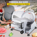 VEVOR Commercial Meat Slicer, 240W Electric Deli Food Slicer, 10 inch Carbon Steel Blade Electric Food Slicer, 350-400RPM Meat Slicer, 0 - 0.47 inch Adjustable Thickness for Commercial and Home Use-2