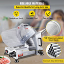 VEVOR Commercial Meat Slicer, 240W Electric Deli Food Slicer, 10 inch Carbon Steel Blade Electric Food Slicer, 350-400RPM Meat Slicer, 0 - 0.47 inch Adjustable Thickness for Commercial and Home Use-3