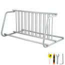 10 Holders Floor Bike Rack, 59" Length All-Steel Grid Bike Rack, 10-Bike Capacity Dual-Side Storage Stand for Garages Streets Yards Bike Events-9