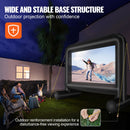 Inflatable Movie Screen, 16 FT Inflatable Projector Screen for Outside with Blower and Carrying Bag, Front/Rear Projection, Oxford Fabric Blow Up Screen for Outdoor Parties Backyard Movie Night-5