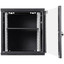 VEVOR Wall Mount Network Server Cabinet, 393.7 mm Deep, Server Rack Cabinet Enclosure, 90.72 kg Max. Ground-mounted Load Capacity, with Locking Glass Door Side Panels, for IT Equipment, A/V Devices-11