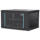 VEVOR 6U Wall Mount Network Server Cabinet, 15.5'' Deep, Server Rack Cabinet Enclosure, 200 lbs Max. Ground-mounted Load Capacity, with Locking Glass Door Side Panels, for IT Equipment, A/V Devices-9