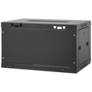 VEVOR 6U Wall Mount Network Server Cabinet, 15.5'' Deep, Server Rack Cabinet Enclosure, 200 lbs Max. Ground-mounted Load Capacity, with Locking Glass Door Side Panels, for IT Equipment, A/V Devices-10