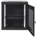 VEVOR 12U Wall Mount Network Server Cabinet, 15.5'' Deep, Server Rack Cabinet Enclosure, 200 lbs Max. Ground-mounted Load Capacity, with Locking Door Side Panels, for IT Equipment, A/V Devices-11