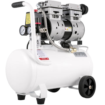 Air Compressor 6.6 Gallon, Portable Air Compressor 1 HP, Oil Free Air Compressor Steel Tank 750W, Pancake Air Compressor 115 PSI, Ultra Quiet Compressor for Home Repair, Tire Inflation