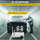 Air Compressor 6.6 Gallon, Portable Air Compressor 1 HP, Oil Free Air Compressor Steel Tank 750W, Pancake Air Compressor 115 PSI, Ultra Quiet Compressor for Home Repair, Tire Inflation-2