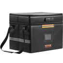 VEVOR Fireproof Document Box, Fireproof Document Bag with Lock 2000_, Fireproof and Waterproof File Box 450x140x315 mm with Zipper & Handle, for Money, Documents, Jewelry and Passport-9