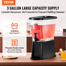 VEVOR Beverage Dispenser, 3 Gallon Drink Dispenser for Parties, Plastic Juice Dispenser with Stand Spigot Lid, Iced Tea Lemonade Juice Water Dispenser, for Restaurants, Hotels, Parties-2