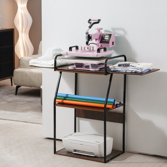 VEVOR Heat Press Machine 12x15 in 5 in 1 with 30oz Tumbler Press T-Shirts Pink