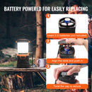 VEVOR LED Camping Lantern Battery Powered All-in-one for Exceptional Experience-5