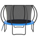 10FT Trampoline, 330 lbs Trampoline with Enclosure Net, Ladder, and Curved Pole, Heavy Duty Trampoline with Jumping Mat and Spring Cover Padding, Outdoor Recreational Trampolines for Kids Adults-9