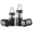 VEVOR LED Camping Lanterns Collapsible Battery Powered Flashlights Set of 4-1