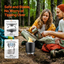 VEVOR Tabletop Fire Pit 6 inch Stainless Steel Fireplace Indoor Outdoor Black-4