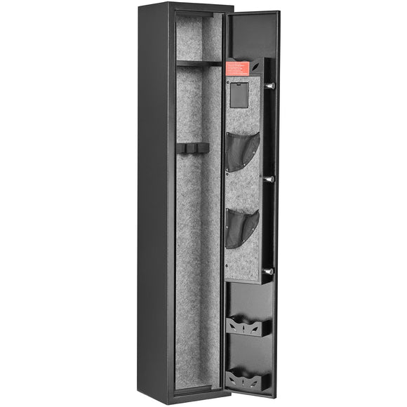Gun Safe Rifle Safe with Digital Keypad & Lock for 3 Rifles and 4 Pistols
